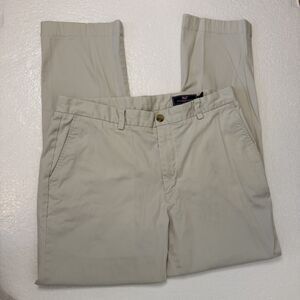 Vineyard Vines Tan Breaker Pants Men’s 34x30 Straight Leg Casual Travel Stone